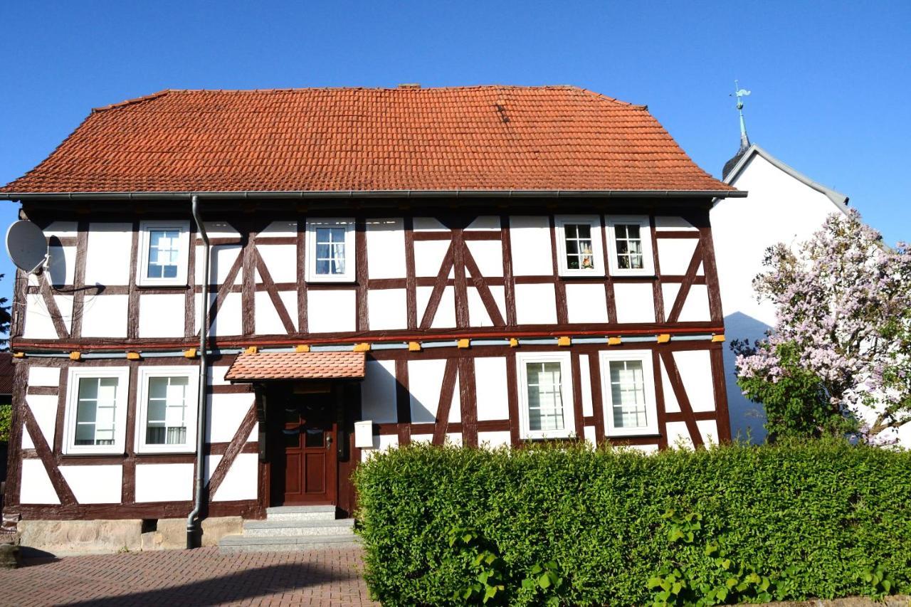 #Hoenepartment - TimeOut Waldhessen - bis zu 8 Pers. Honebach Buitenkant foto